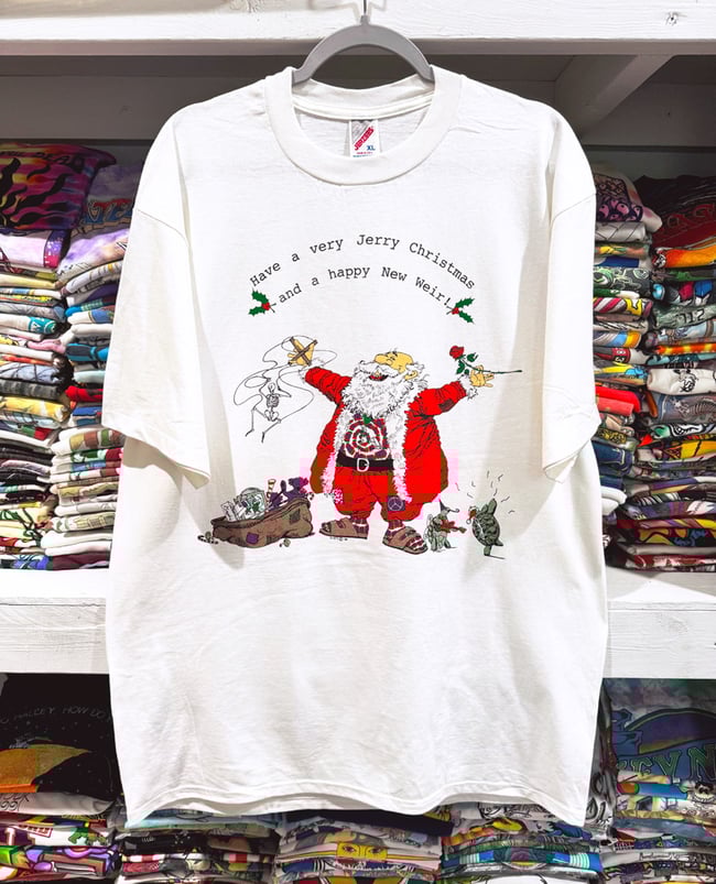 Never Worn! Grateful Dead 1989 ‘Jerry Santa’ Lot T-Shirt - Size XL