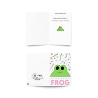 Image 2 of Birthday Frog - Greeting card