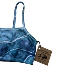 Image 4 of S (34) Bralette in Ocean Geode Ice Dye