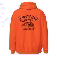 Image 1 of Old English Tiger Hoodie in Orange