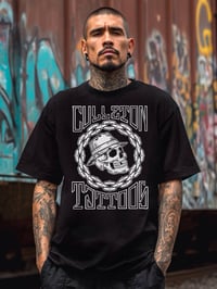 Image 2 of Chain Skull Tattoo T-shirt 