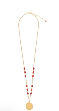 Image 2 of Heraklion XI Necklace- Coral