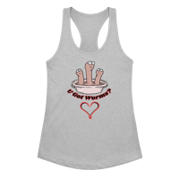 Image 4 of U Got Worms? Women’s fitted racerback tank top