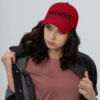 red hAHt Dad Hat