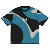 Image 11 of Life - Teal/Light Gray/Black - Knitted Shirt