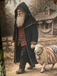 Image 1 of #1 .. The Olde Patriot ~ 16x 20 ~ Canvas Wrap