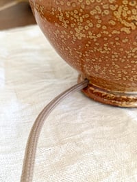 Image 10 of Lampe ceramique et abat-jour tricoté