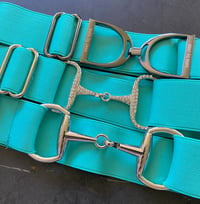 Image 4 of 1.5” sale belts blue and greens 