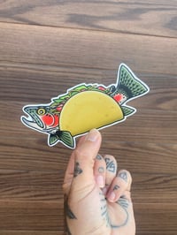 Image 1 of Fish Taco Sticker