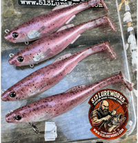 Image 2 of 6” Cutt Throat RIGGED Swimbaits - “GOBY”