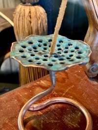 Image 1 of 🌫️🌬️Lotus pod incense holder🕊️🔆