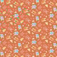 Image 2 of HAPPY AT HOME Flowers C13702-Orange by Tara Reed for Riley Blake Designs