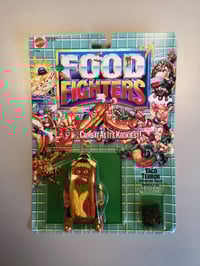 Image 4 of Food Fighters Taco Terror MOC – Mattel 1988 – Vintage Sealed Figure