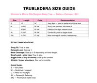 Image 3 of Trubledera Ask about me Women’s micro rib raglan baby tee