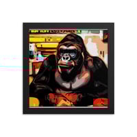 Image 2 of ZEN EXP - Hungry-Rilla Framed photo paper poster