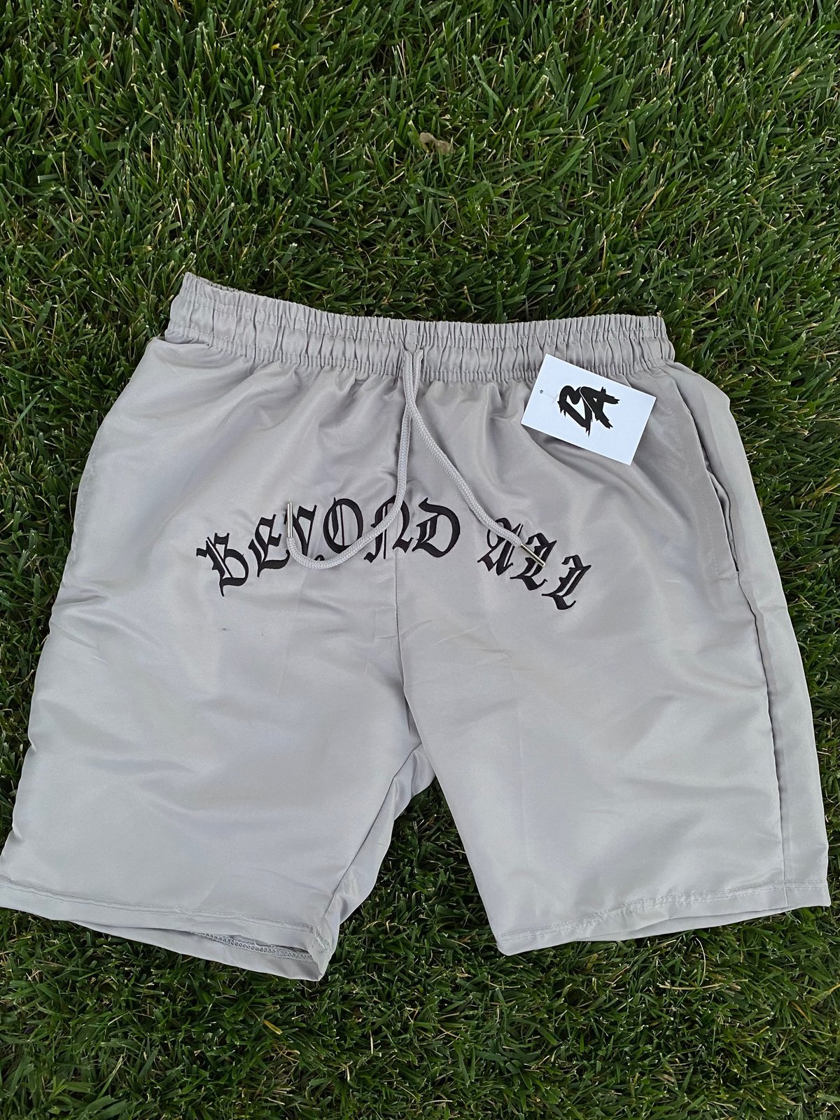 Revenge Chrome Logo Shorts Black