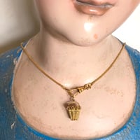 Image 4 of GOLD FLOWER BASKET CHARM