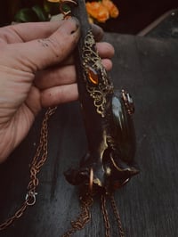 Image 11 of Adorned deer vertebrae talisman 