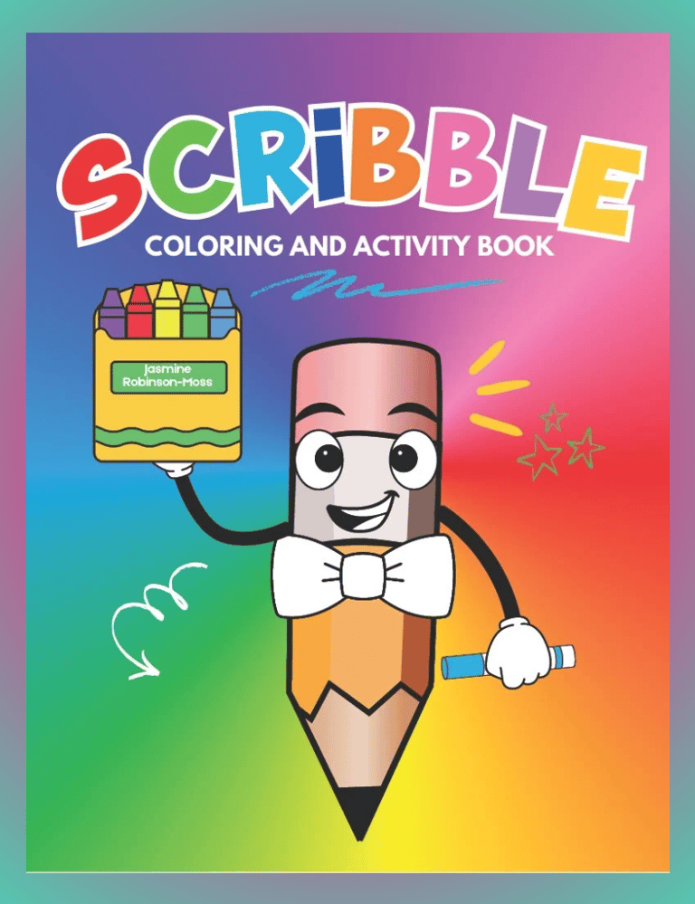 Scribble Activity & Coloring Book