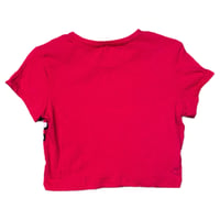 Image 4 of “GNARLY Y2K” Custom Hand Painted Baby Tee LARGE