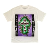 Image 1 of AIRBRUSHED CROSS TEE 
