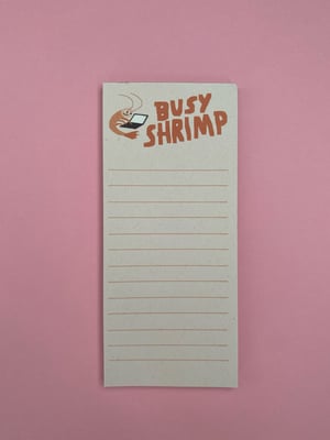 Image of Busy Shrimp Notizblock