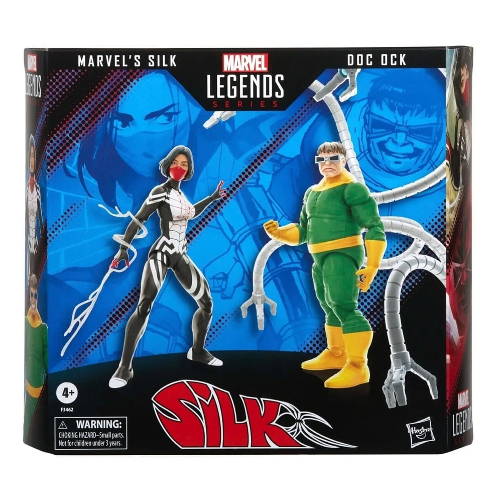 (NEW/SEALED) MARVEL LEGENDS DOCTOR OCTOPUS AND SILK 2-PACK (AMAZON EXCLUSIVE)