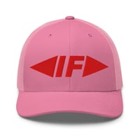 Image 2 of casquette rose et rouge IF