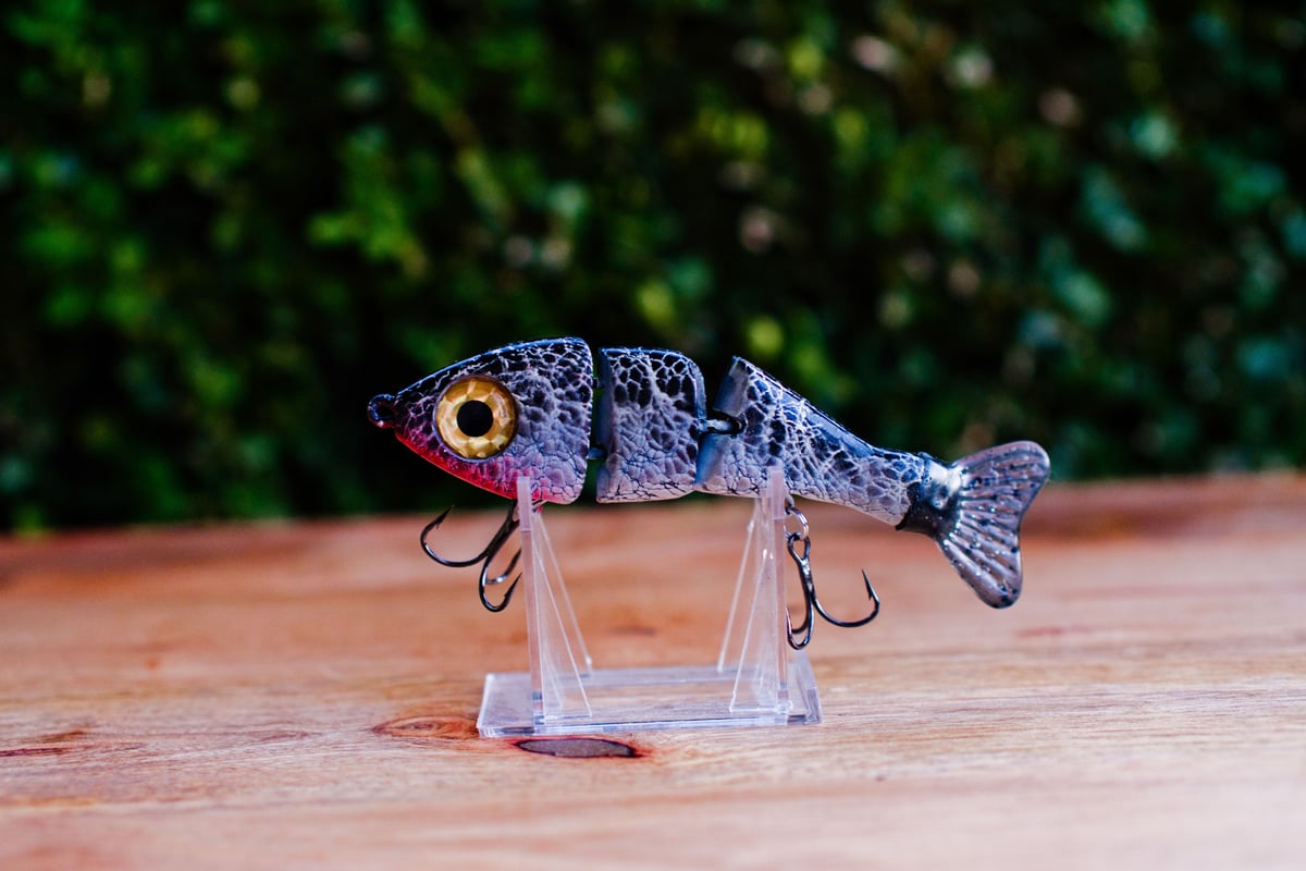5” Triple Trout Stubby — Crackle Shad