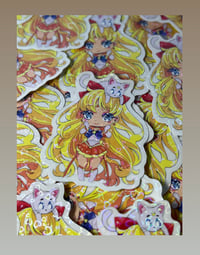 Image 4 of Chibi V Sticker / Holographic Hearts 