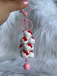 Image 1 of White Keychain