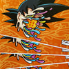 Goku Defaced Print (11x17)