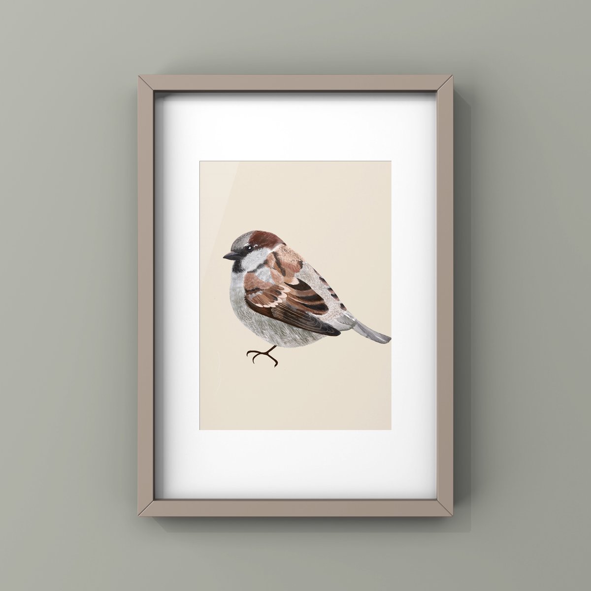 Sparrow Print & Card