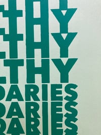 Image 5 of 'Healthy Boundaries' screenprints