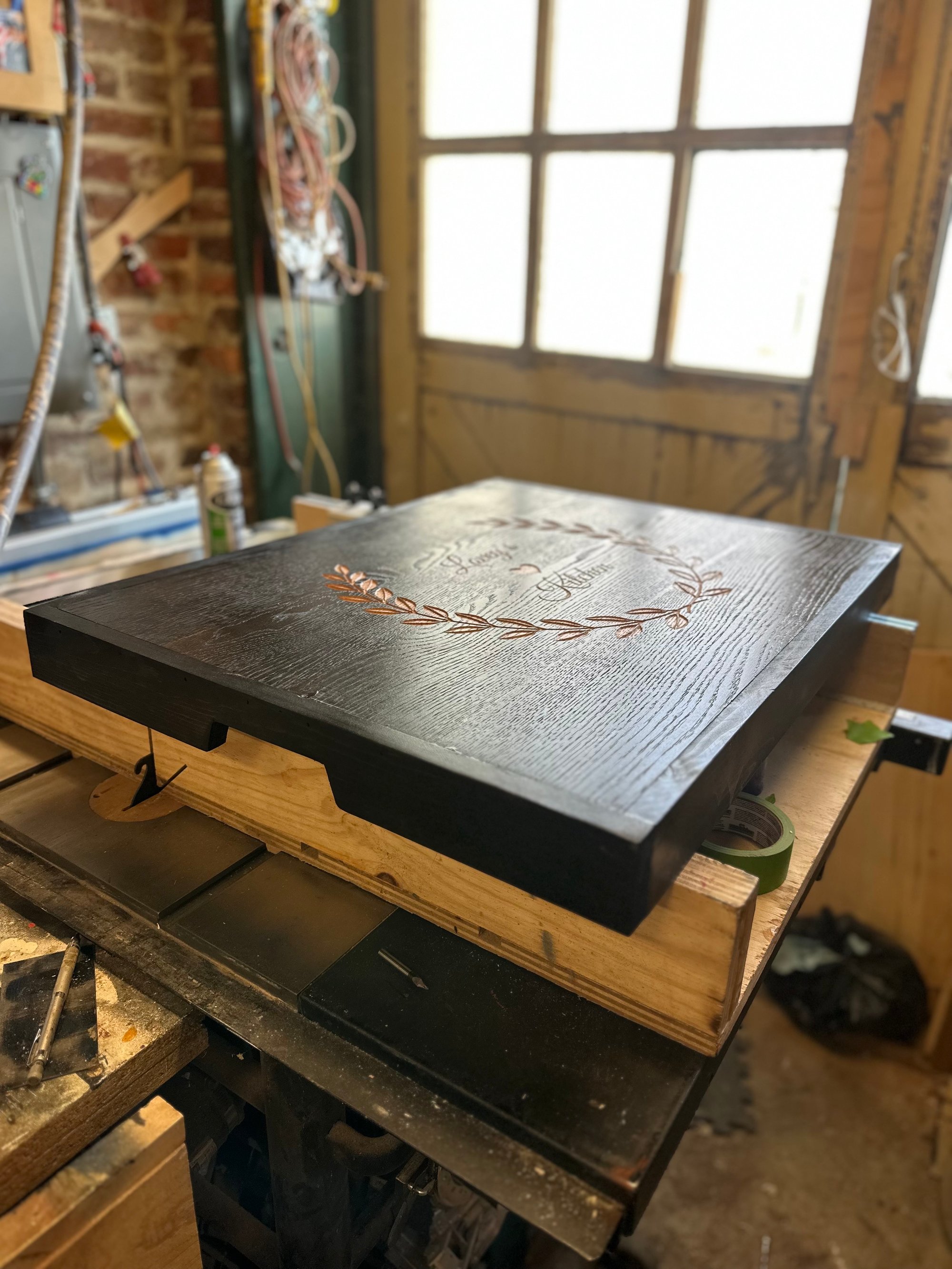 Stove Top Cover Box Style 32x24 – Whetstone Custom Woodcraft