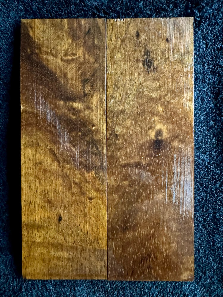 Image of Budget Curly Koa Knife Scales BK-70