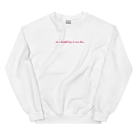 Image 1 of THE MCDREAMY CREWNECK - CURSIVE PINK