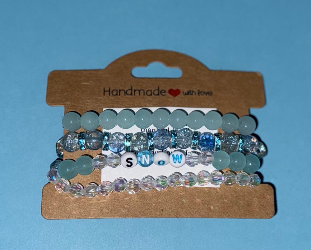 Image of Winter/Christmas Special - Set of 4 Bracelets