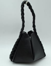 Image 3 of Small Triangle Braided handle Handbag 
