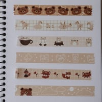 Image 4 of fox washi tape