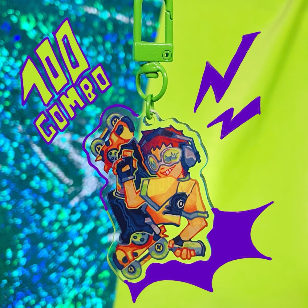 beat jet set radio charm and sticker