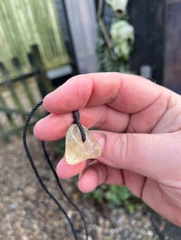 Image 4 of Libyan Desert Glass Hagstone pendant 