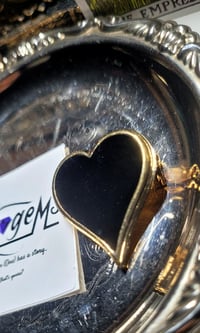 Image 1 of Black Magic Heart Brooch