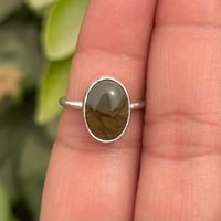 Image 1 of Picture Jasper Sterling Silver Ring 🤎⛰️