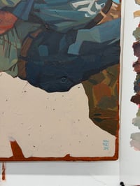 Image 2 of Let it all fall away - 18x24" Acrylic on wood panel