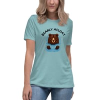 Image 11 of Women's Relaxed T-Shirt, Bearly Afloat T-Shirt | Funny Bear Pun Outdoor Graphic Tee