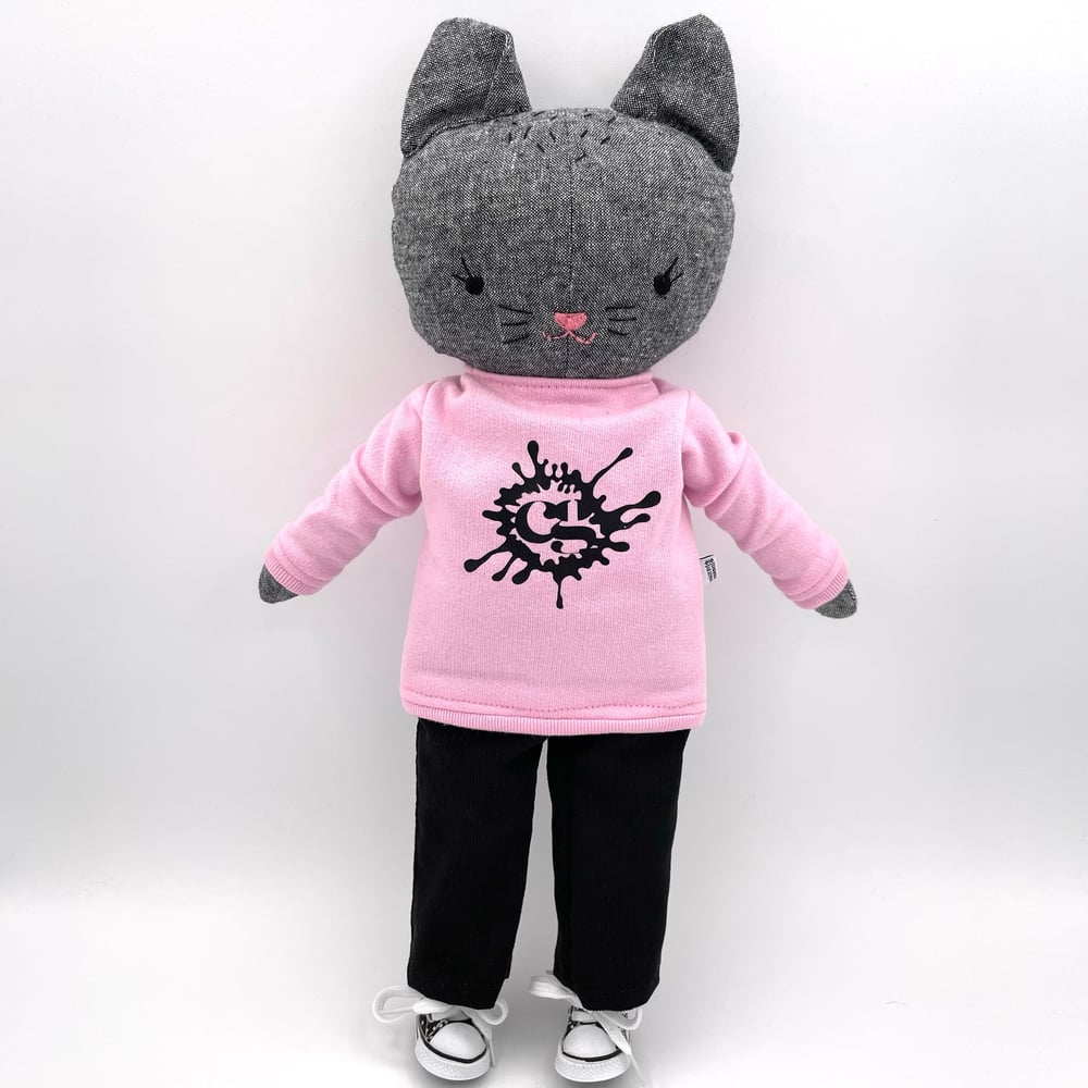 Image of Fabric Doll - Rosa the Cat
