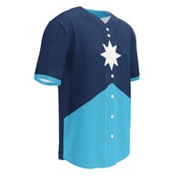 Image 1 of Minnesota State Flag Baseball Jersey