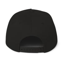 Image 4 of BLK Flat Bill Cap