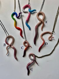 Image 1 of Worm Pendants (Segmented)